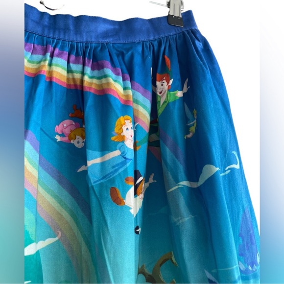 Loungefly Stitch Shoppe Disney Peter Pan - Neverland Scene Sandy Skirt Size M - Picture 8 of 13